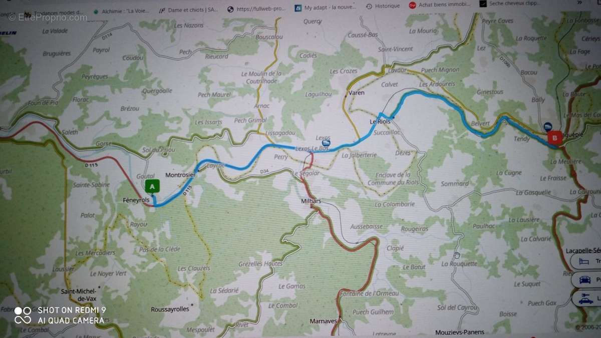 Terrain à FENEYROLS