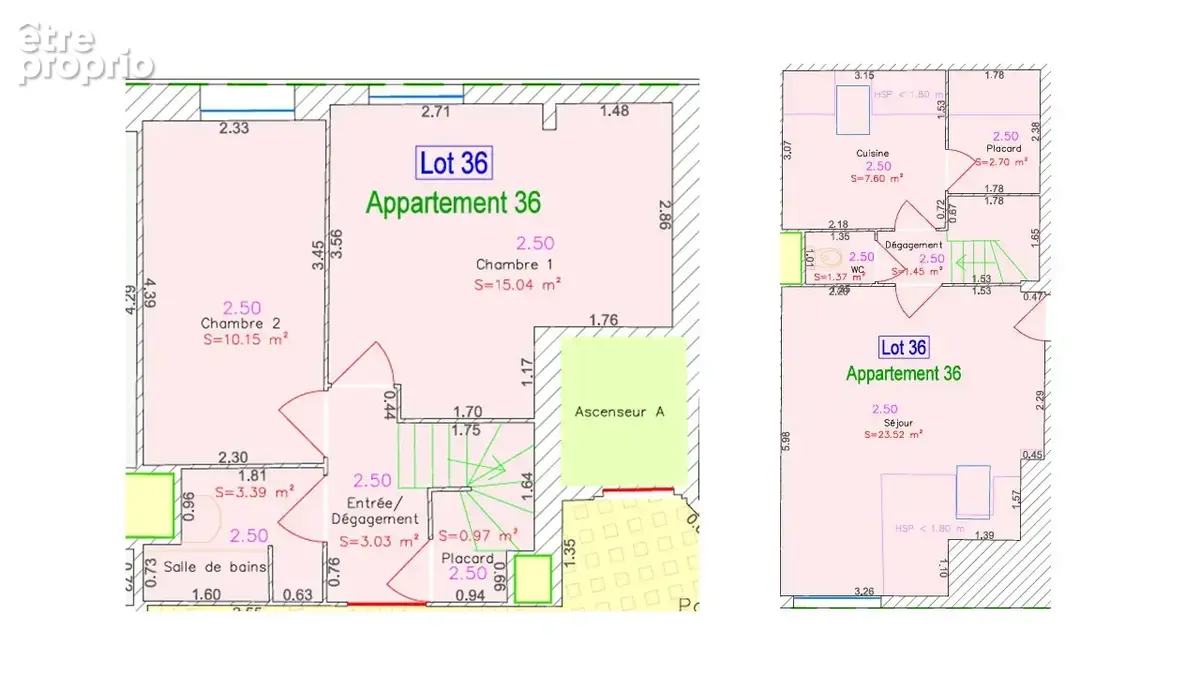 Appartement T3 69m² - Beauvais - 702.1.3.36 - photo 2