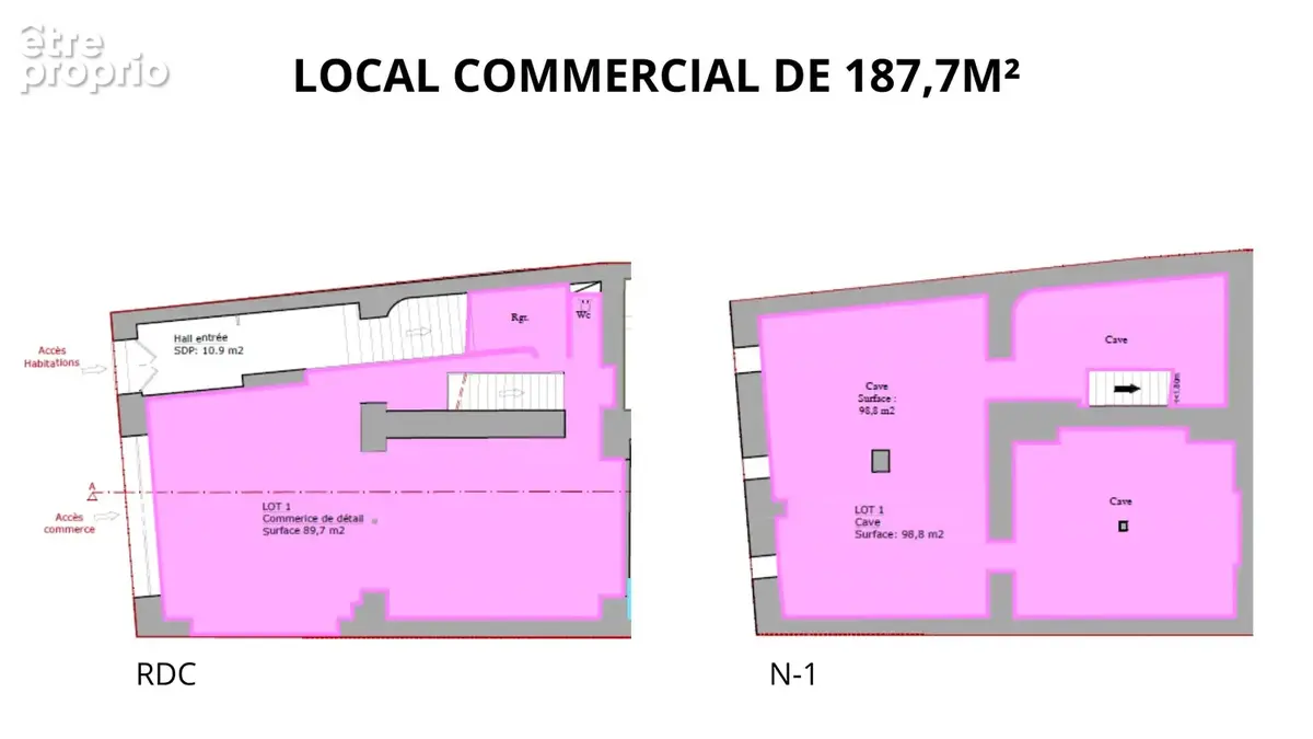 Commerce à MARSEILLE-1E