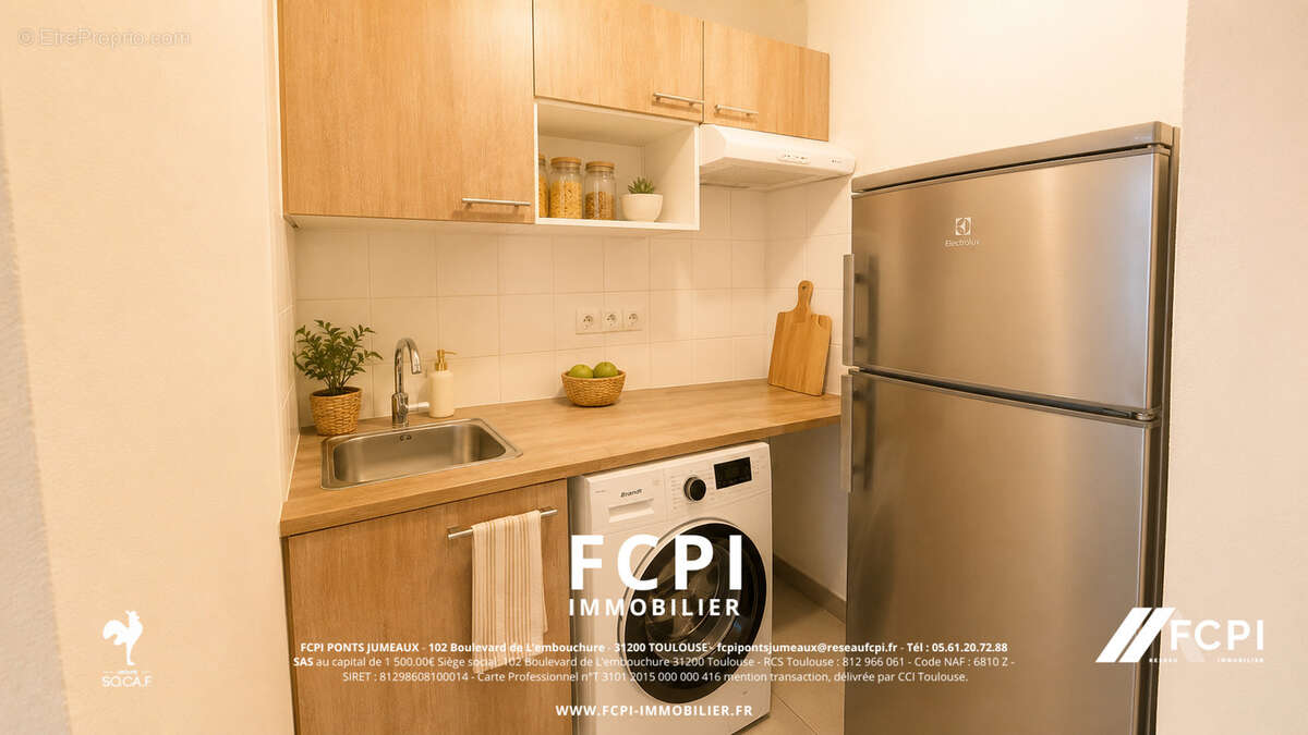 Appartement deux pièces 39 m2 - COLOMIERS - photo 3