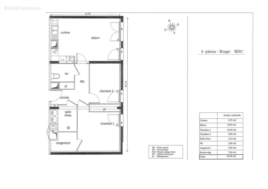 Appartement à TOULOUSE