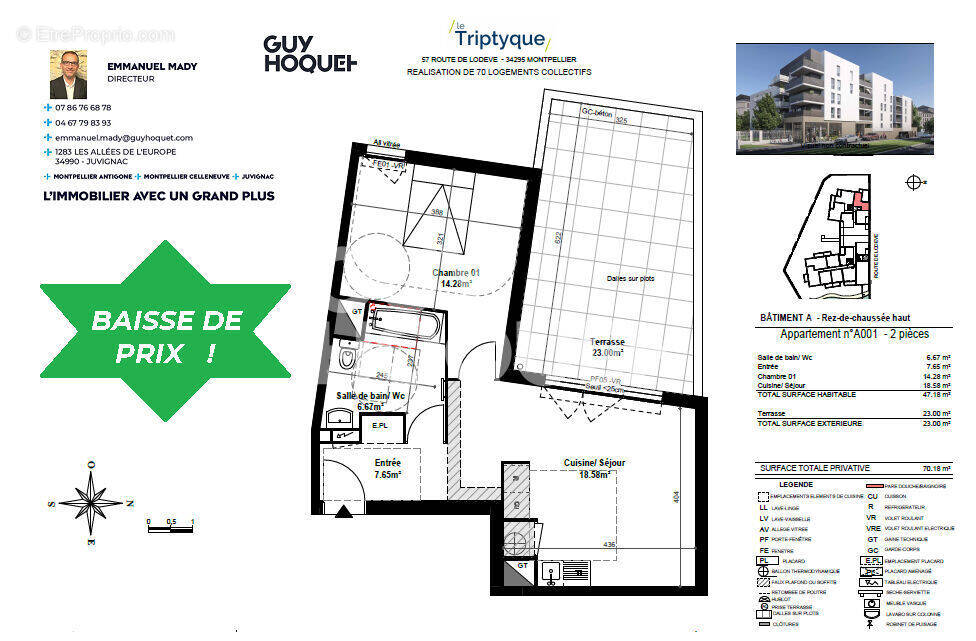 Appartement à MONTPELLIER