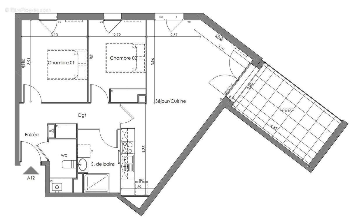 Appartement à SAINT-MEDARD-EN-JALLES