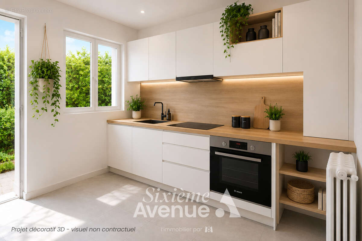 CHAVILLE - MAISON de 5 pièces de 106m2 avec JARDIN - photo 3