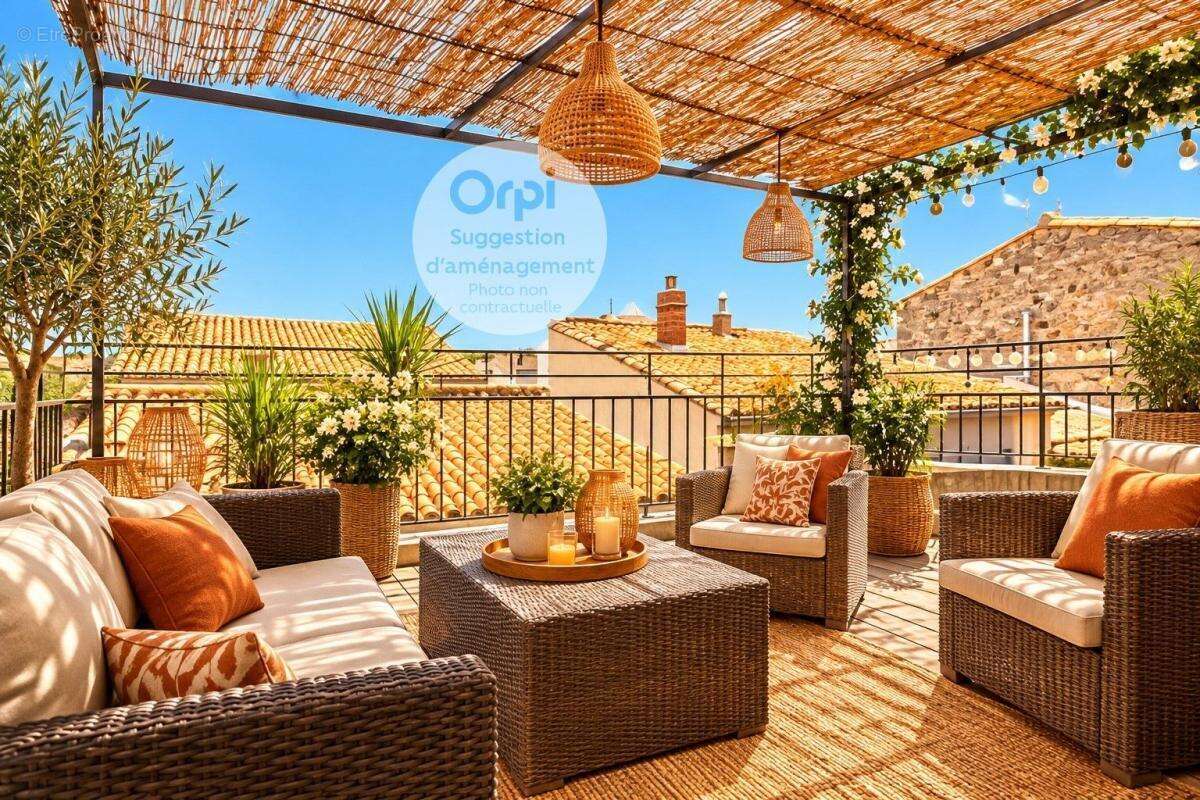 Vente belle maison de ville à Marseillan avec chambres suites et terrasse tropézienne - photo 2