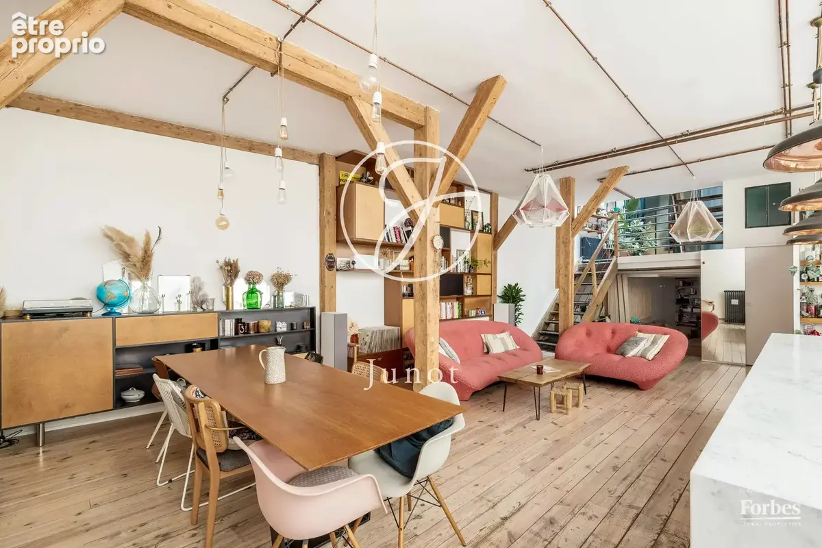 Paris 19e - BUTTES BERGEYRE / BELLEVILLE - Loft - 145,60m² Carrez - 166,30m² au sol - 3 chambres - Volumes - photo 14