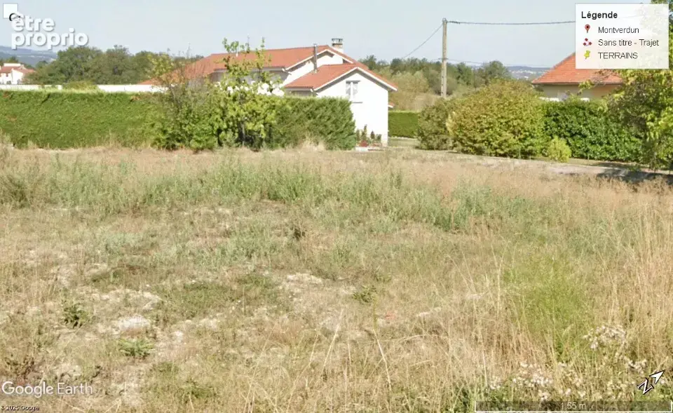 Terrain 850 m² à Montverdun  - photo 1