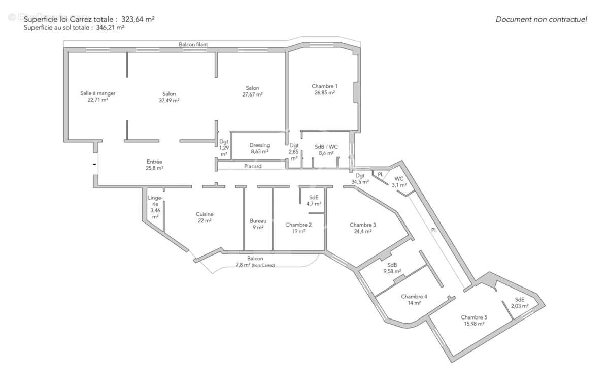 Appartement à PARIS-16E