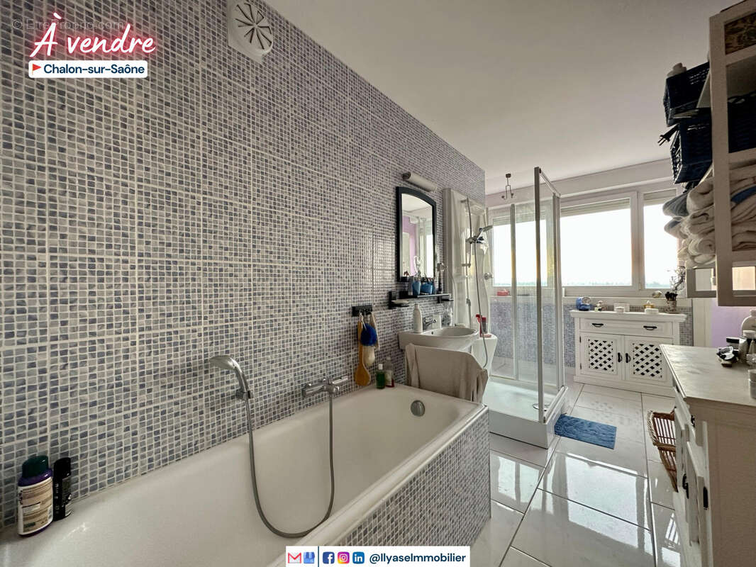 T4  130 m2  double balcon  chalon s/s - photo 16