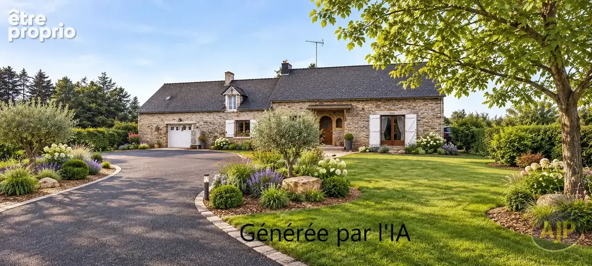 LA CHAPELLE GLAIN : Corps de ferme  133 m² sur environ 6000 m² - photo 2
