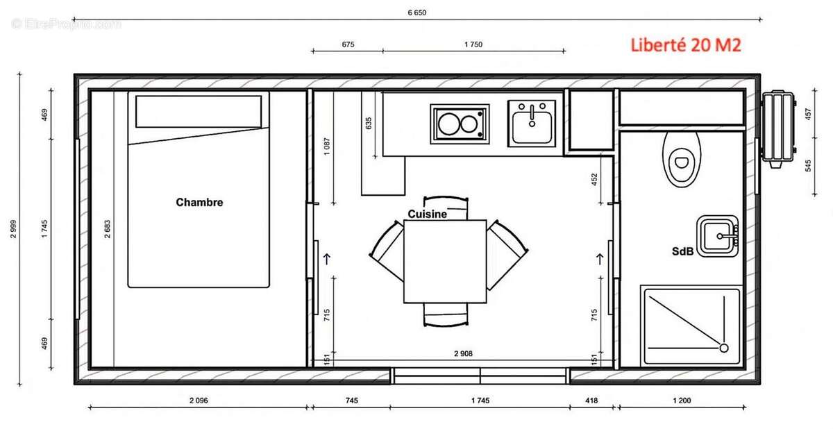 Maison 15 m² à Moulins  - photo 6