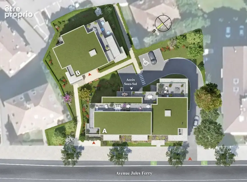 THONON Proche centre - Attique de 110m² + terrasses 89m² - photo 3