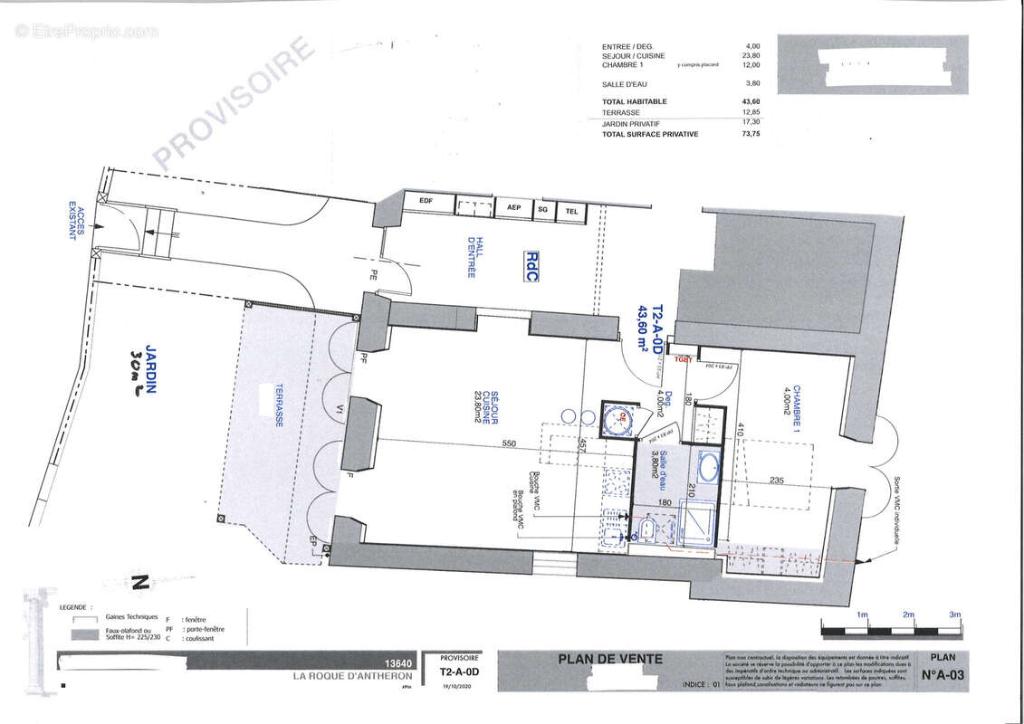 Appartement à LA ROQUE-D&#039;ANTHERON