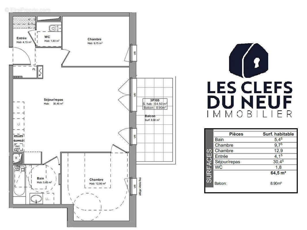 Appartement à ESCALQUENS