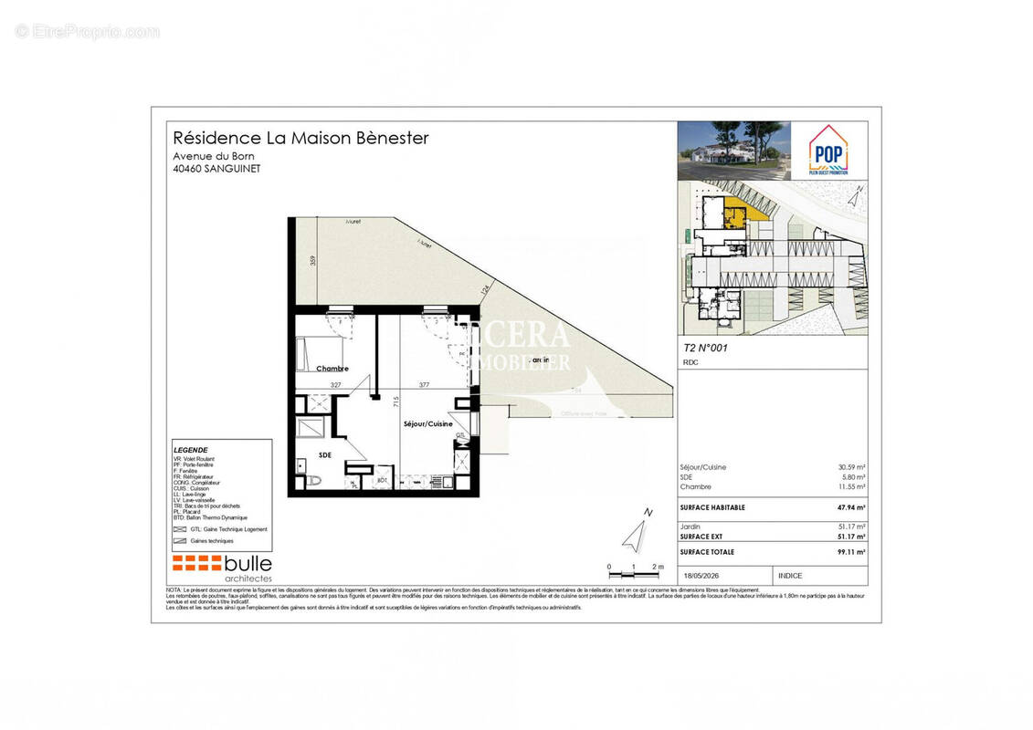 Appartement à SANGUINET