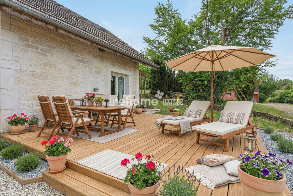 Proposition d'aménagement virtuel - Maison à LA ROCHE-SUR-FORON