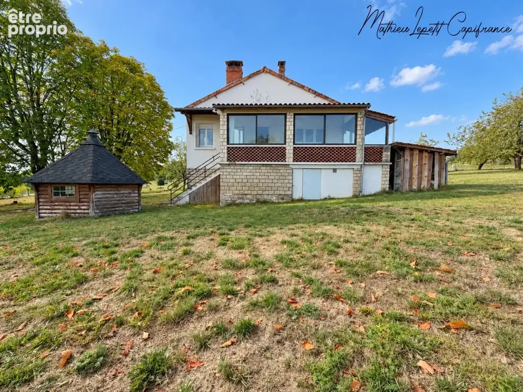 à vendre LIMEYRAT – Maison T4 sur terrain clos et arboré de 3 250 m²/kota finlandais en bois - photo 12