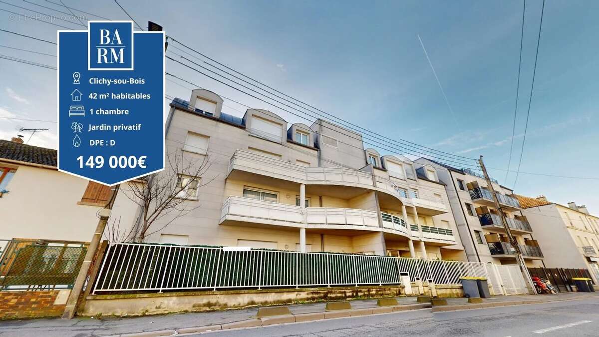 Appartement à CLICHY-SOUS-BOIS