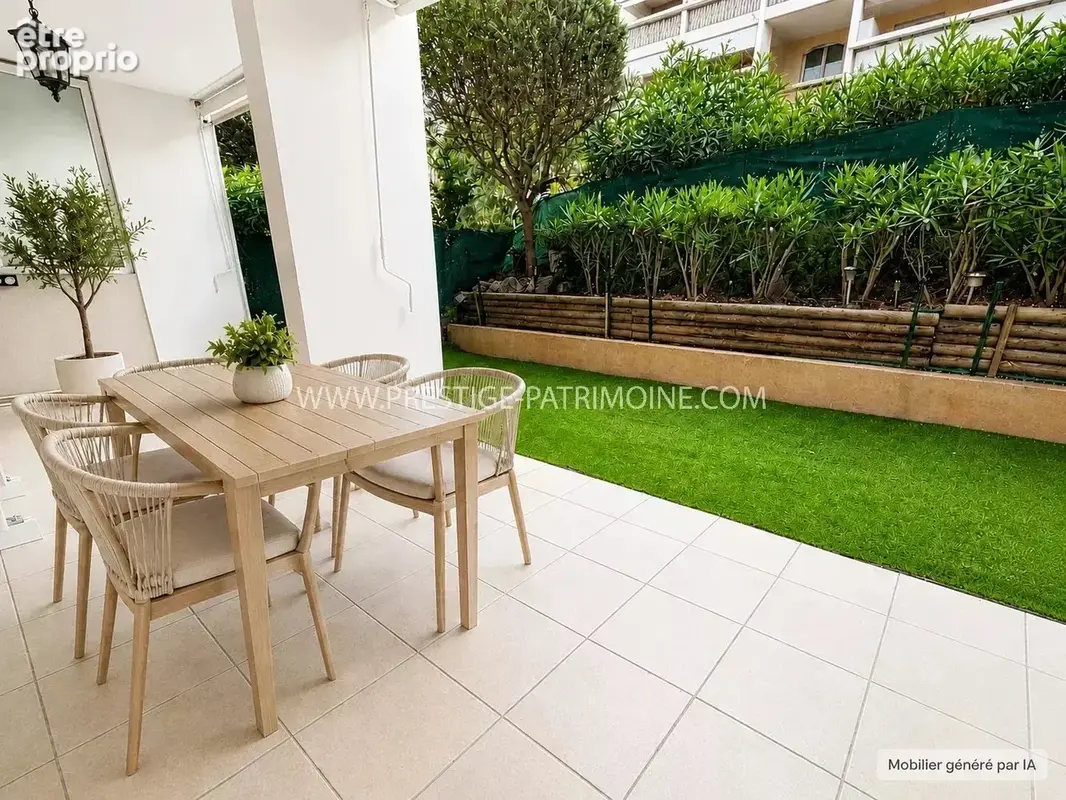 Cannes grand parc - rez de jardin - photo 3