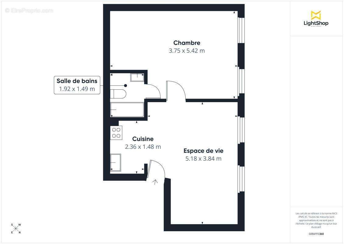 Appartement coup de coeur - Charmant 2/3 pièces - Vue dégagée et calme - Cité Jandelle, Paris 19ème - photo 3