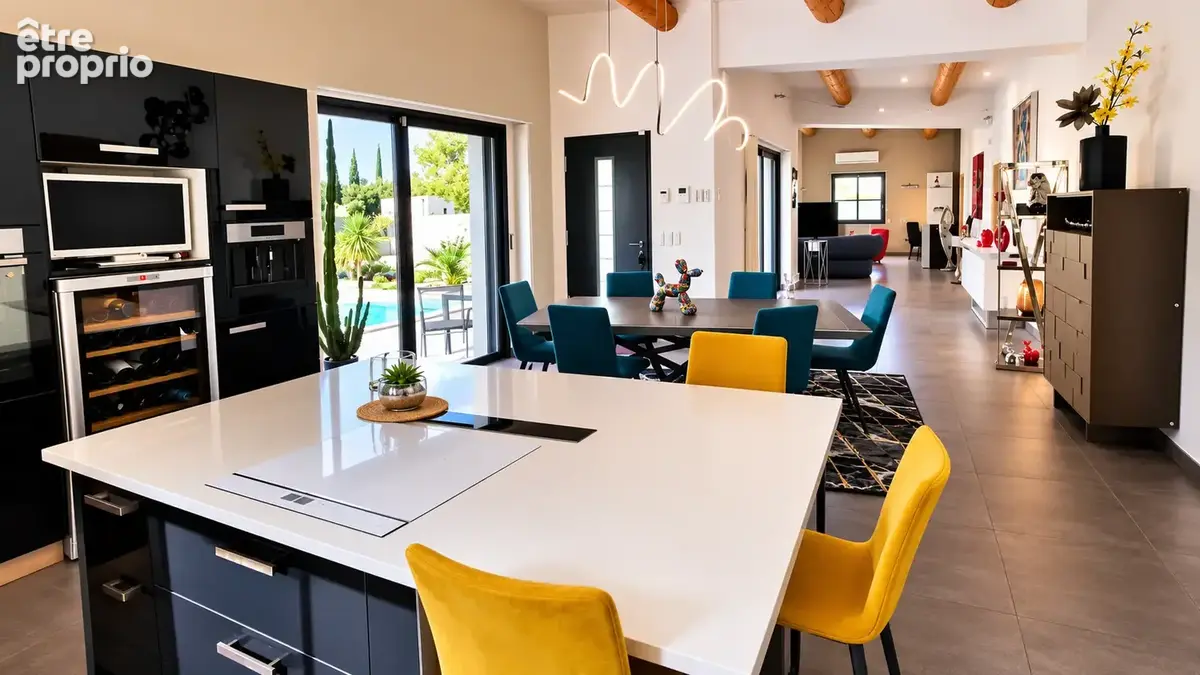 Au calme, villa contemporaine de plain pied sur 1003m2 avec piscine - prestation haut de gamme - photo 8