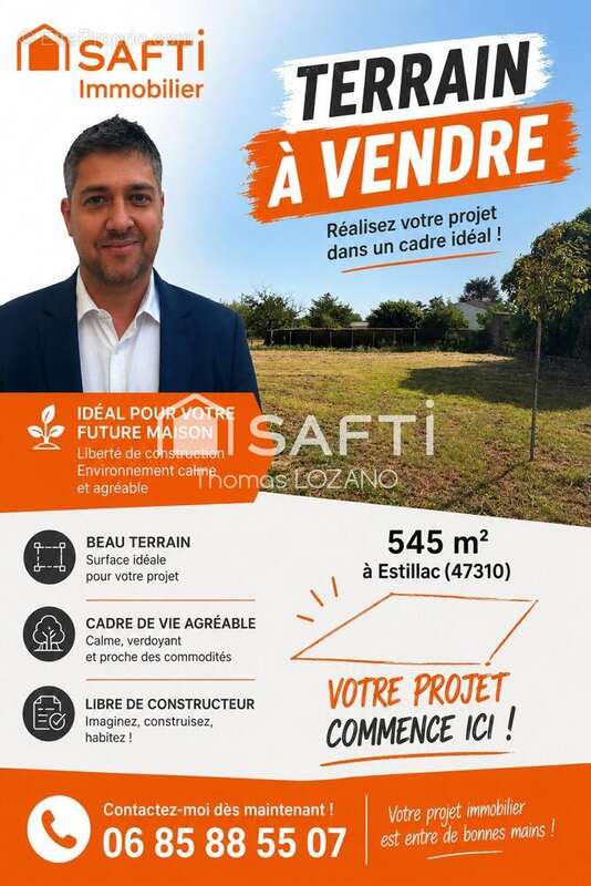 Photo 3 - Terrain à ESTILLAC