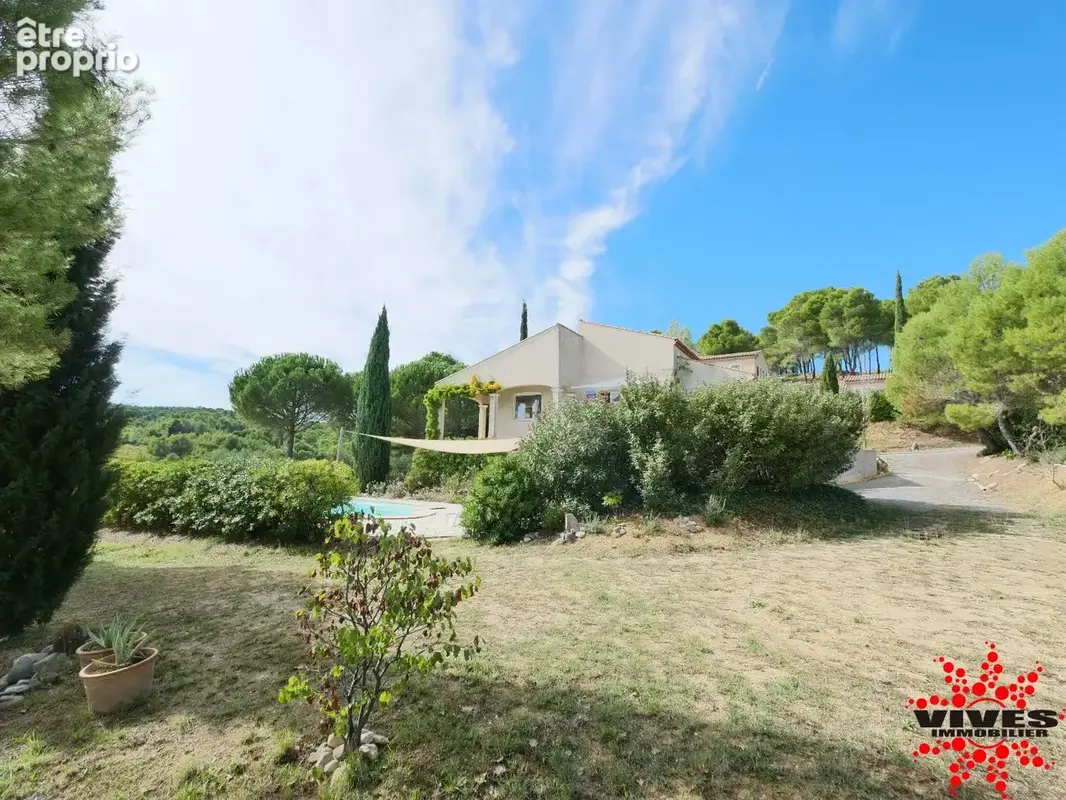 Villa de plain-pied avec piscine et vue exceptionnelle sur les collines du Minervois - photo 2