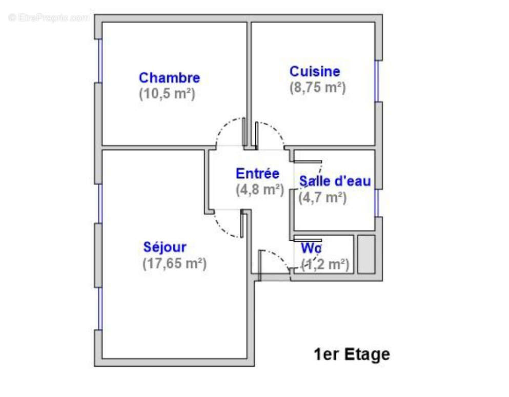 Immeuble de trois appartements à Nogent Le Roi - photo 15
