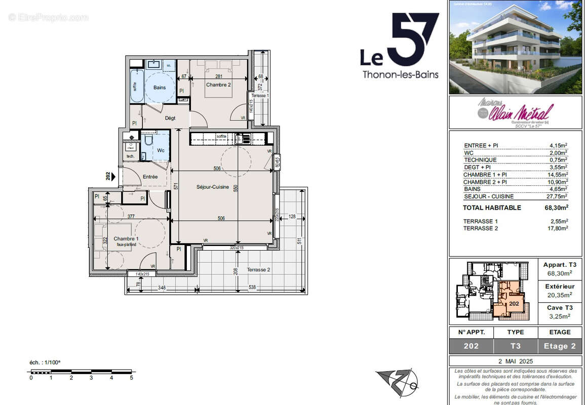 Appartement à THONON-LES-BAINS