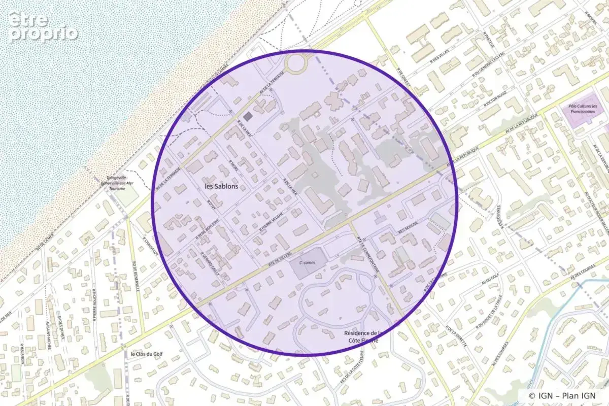 Appart de 3 p de 58 m²,  et cave à Tourgéville plage - - photo 10