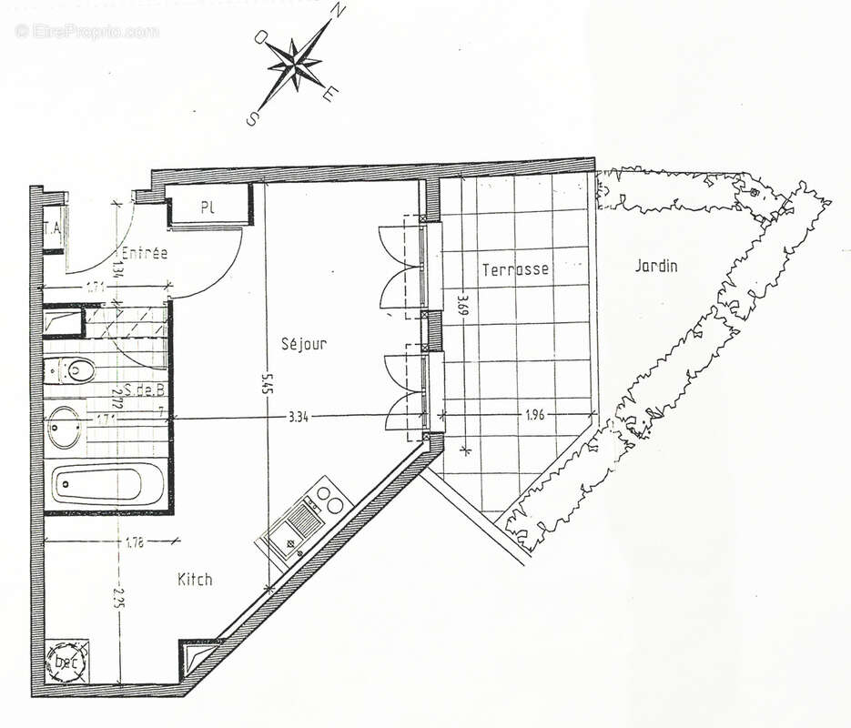 Appartement à PARIS-20E