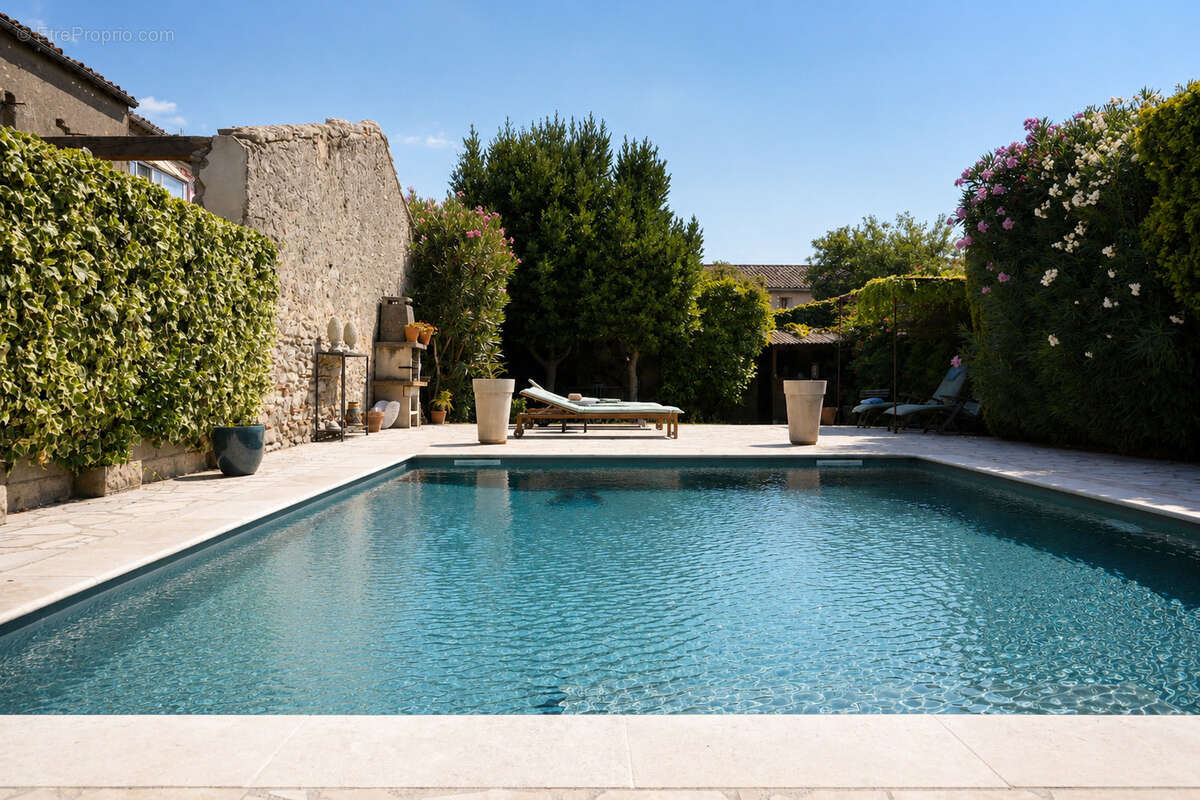 Maison de caractère avec piscine et doubles garages quartier Pasteur - photo 21