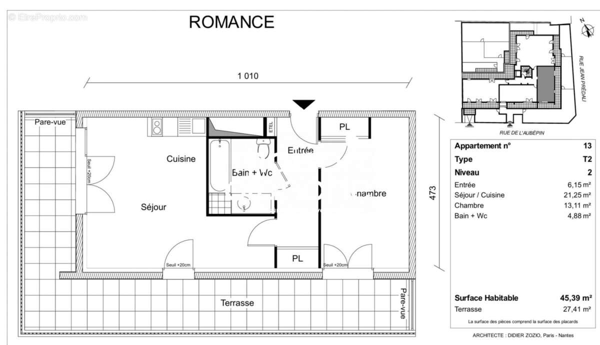 Appartement à ANGERS