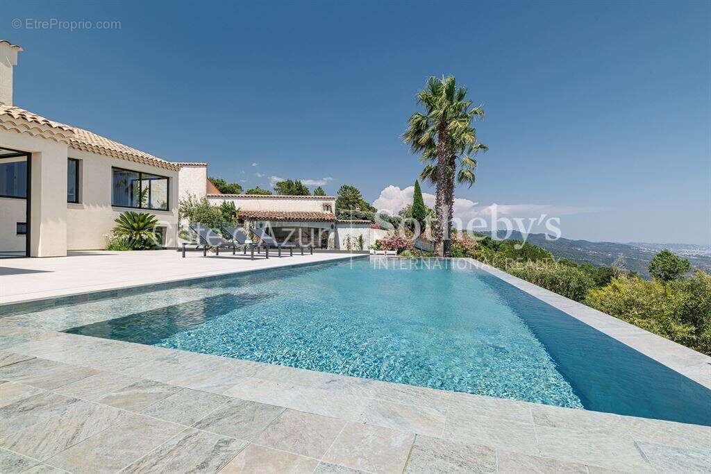 Proche Mandelieu villa contemporaine vue mer 290 m2 piscine calme absolu - photo 3