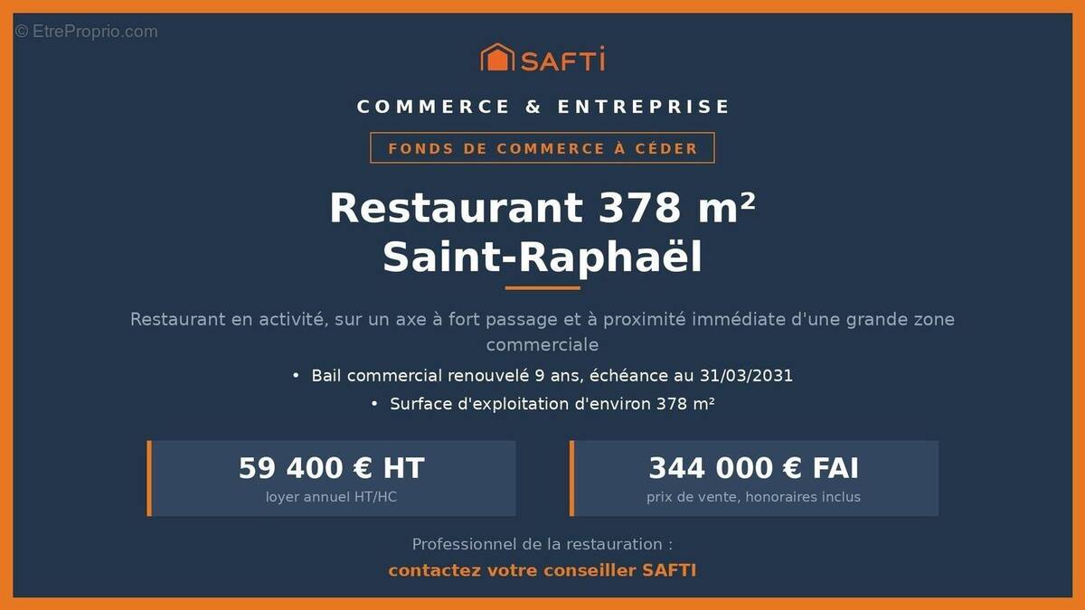 Photo 1 - Commerce à SAINT-RAPHAEL