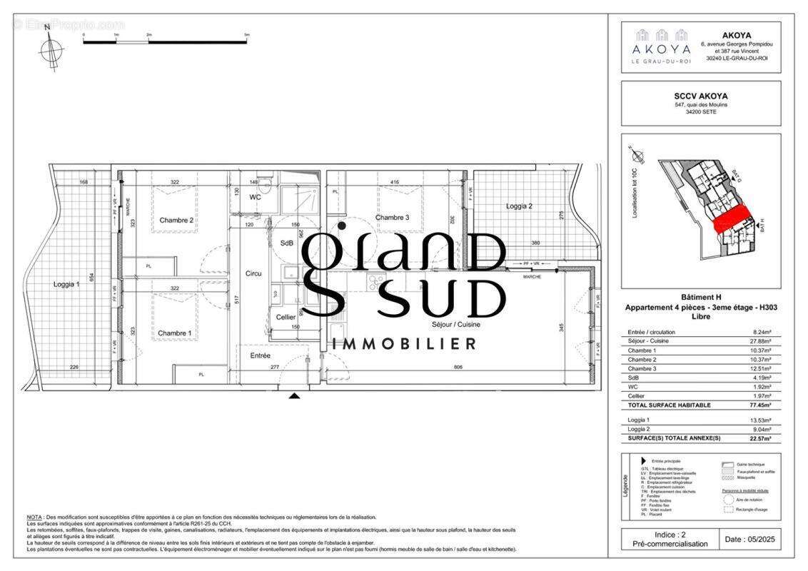 Appartement à LE GRAU-DU-ROI
