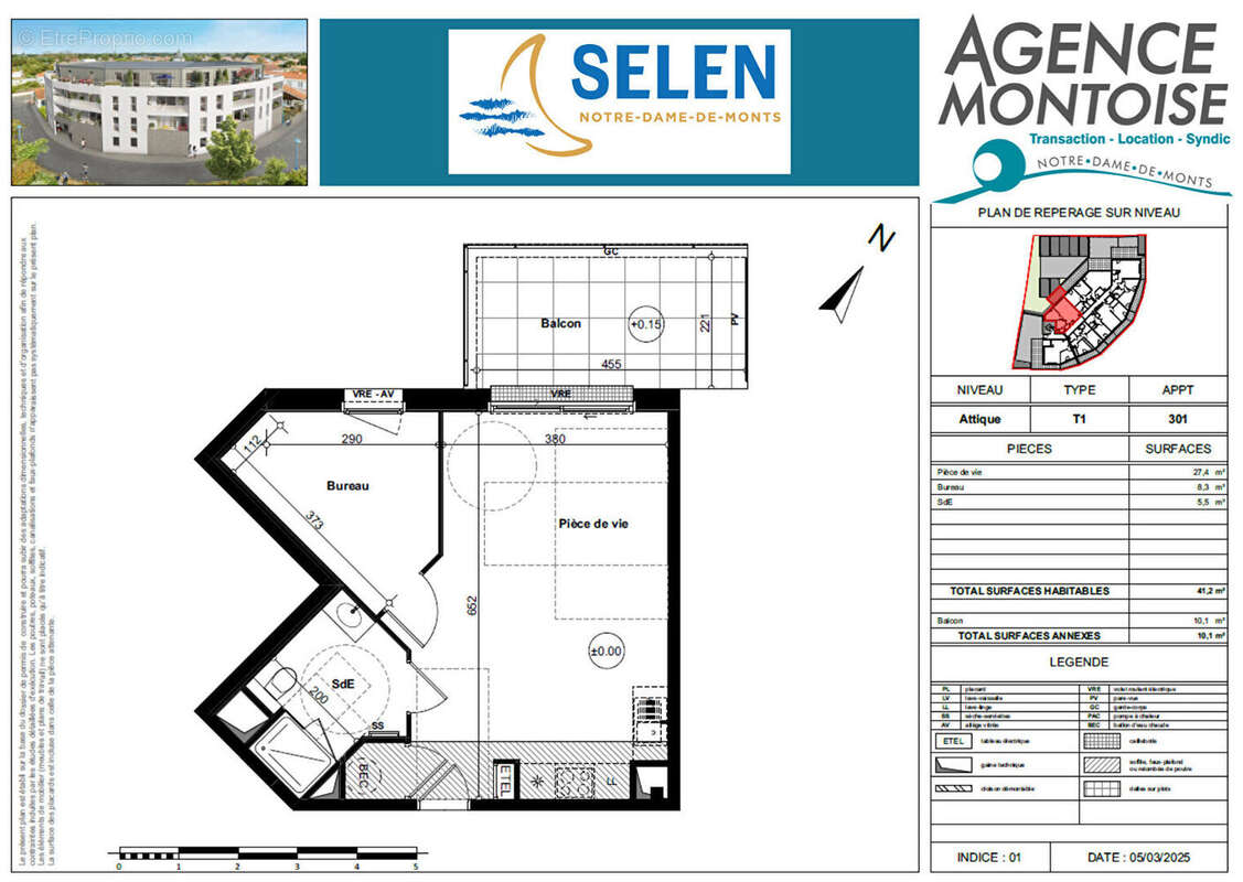 Appartement à NOTRE-DAME-DE-MONTS