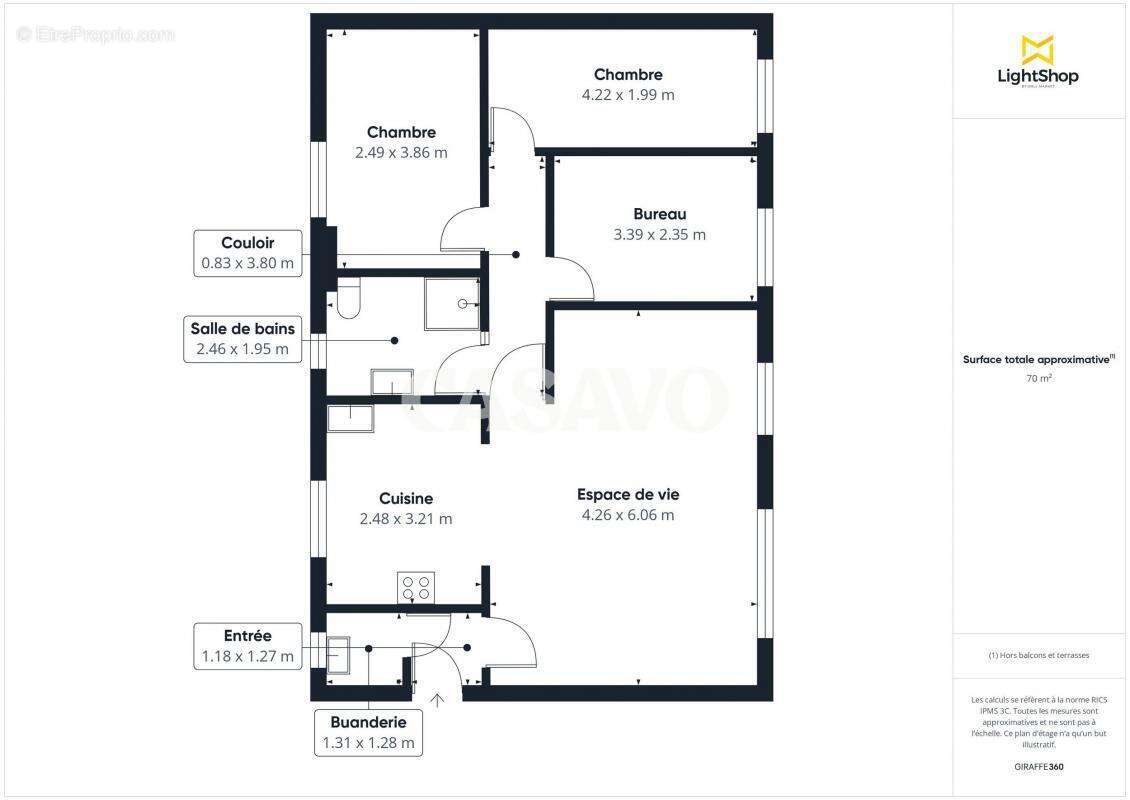 Appartement à PEYROLLES-EN-PROVENCE