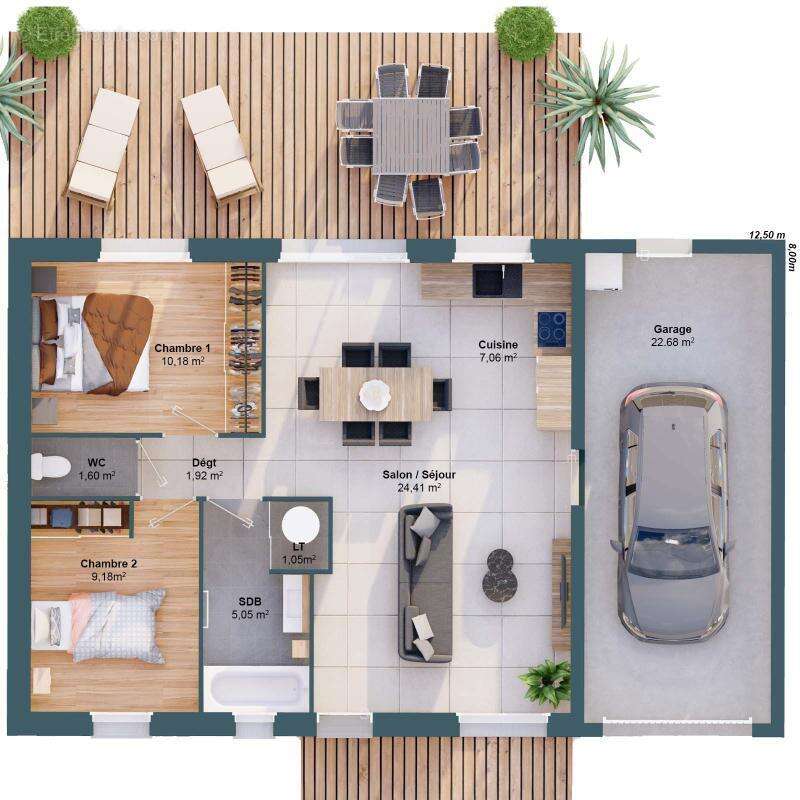 Maison à LA RUE-SAINT-PIERRE