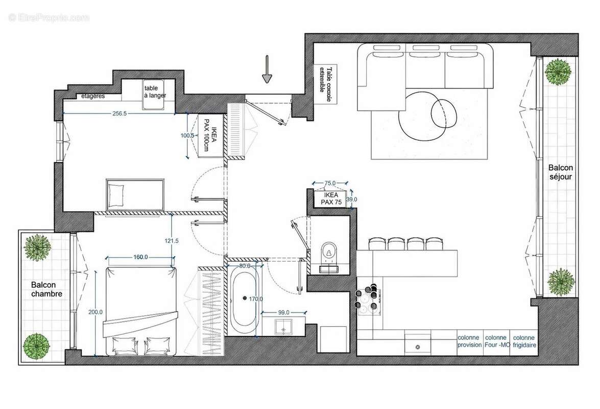 Appartement à NEUILLY-SUR-SEINE