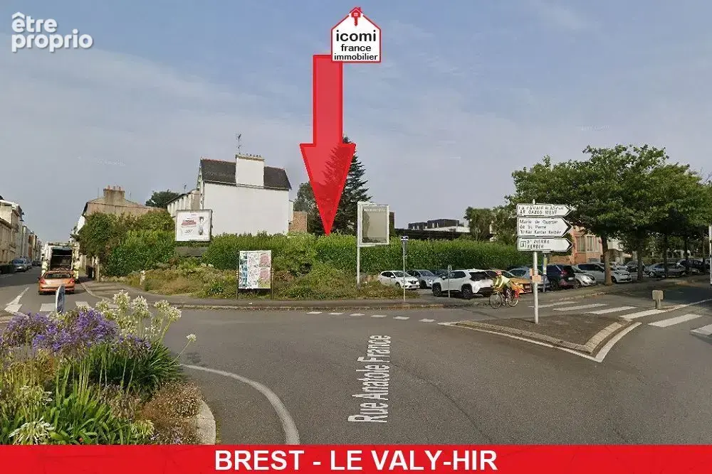 Finistere - brest (29200) - a vendre - 2 rue emile rousse - terrain constructible de 718m² avec maison existante a demolir - ide - photo 3
