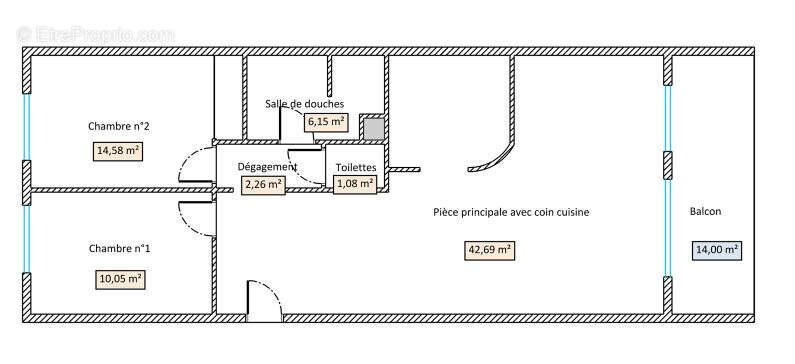 Appartement à LA BAULE-ESCOUBLAC
