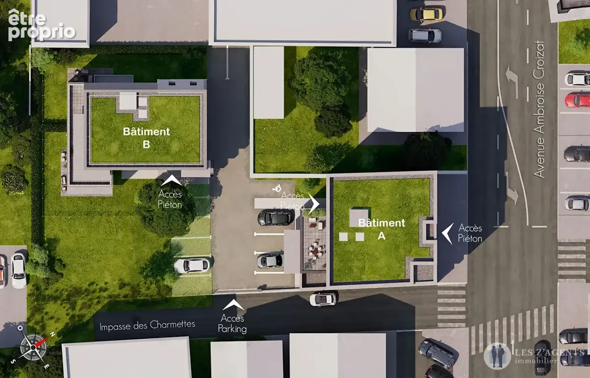 T3 récent de 60m2 avec extérieur - photo 4