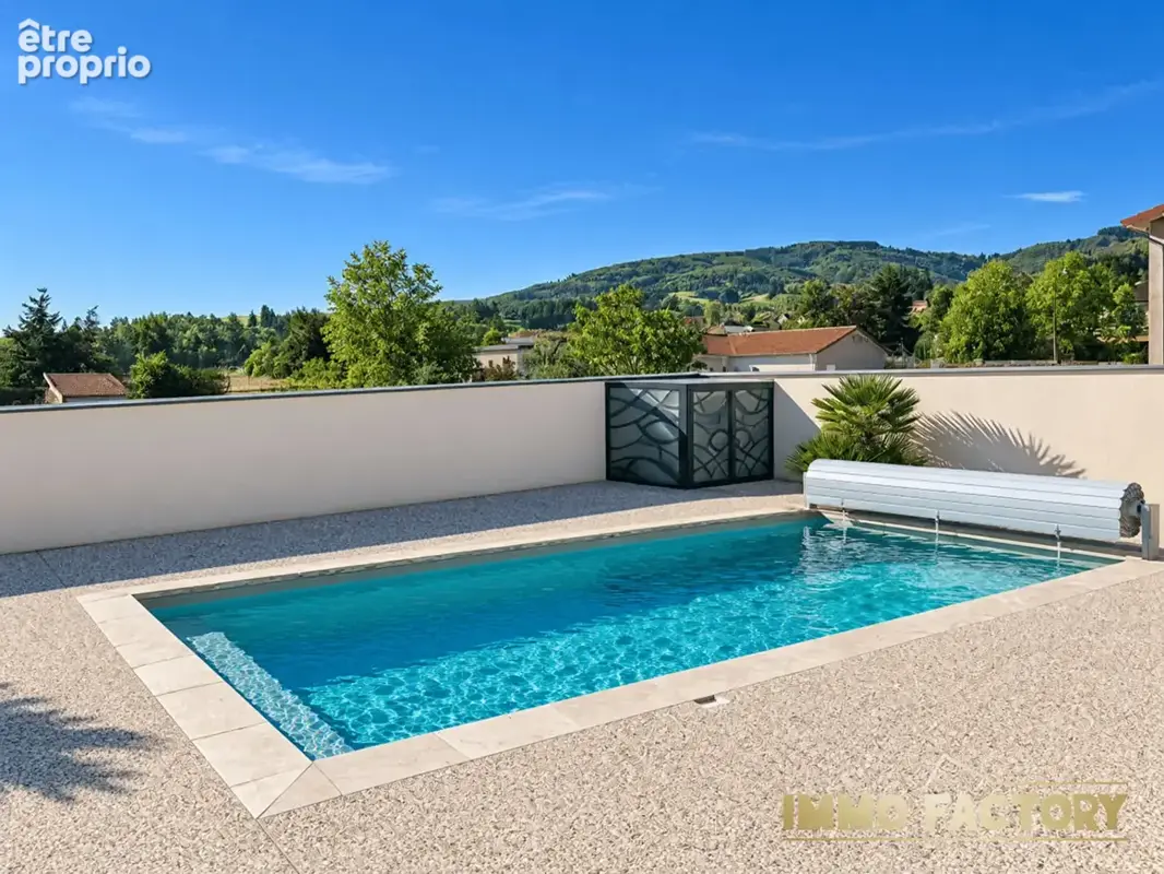 Maison de plain-pied 3 chambres garage piscine saint-alban-les-eaux - photo 7