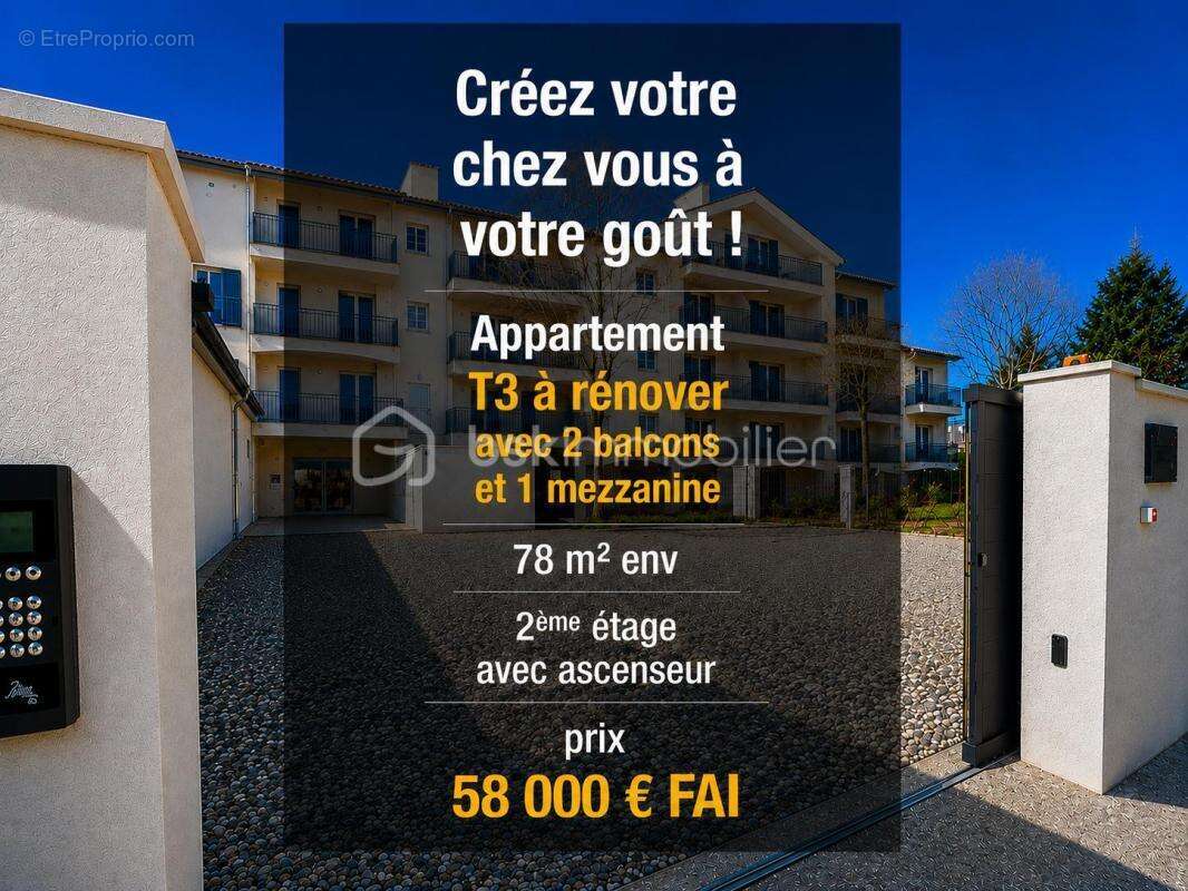 SAINT-CHRISTOL ((84) - Créez votre grand T3 sur mesure ! Plateau sous forme d'appartement de 68 m² env avec mezzanine situé au 2 - photo 2