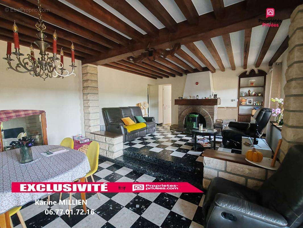 MUZY 27650 Maison individuelle de type longère - 1 étage - 3 chambres - Salle de jeux - Cave - Terrain - 193000  HAI - photo 3