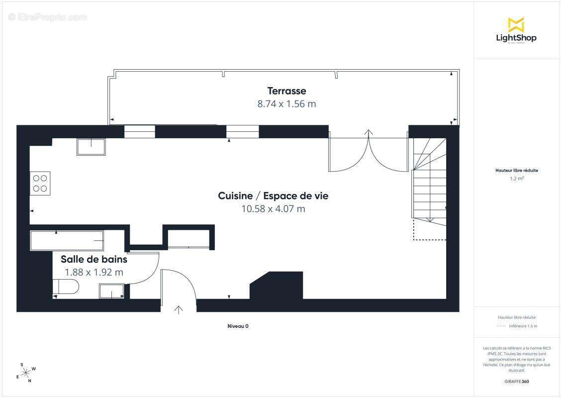 Duplex rénové avec terrasse, parking et ascenseur – Nantes Vieux-Doulon - photo 17