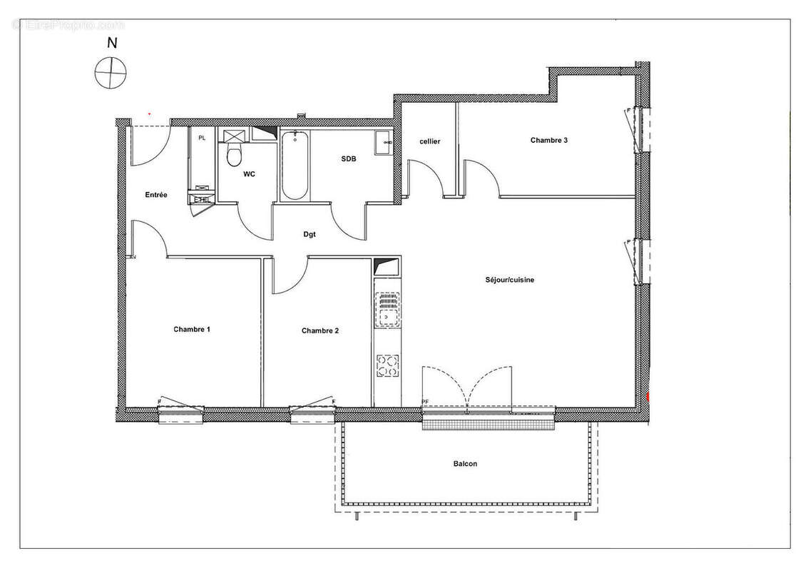 Appartement à VILLERS-LES-NANCY