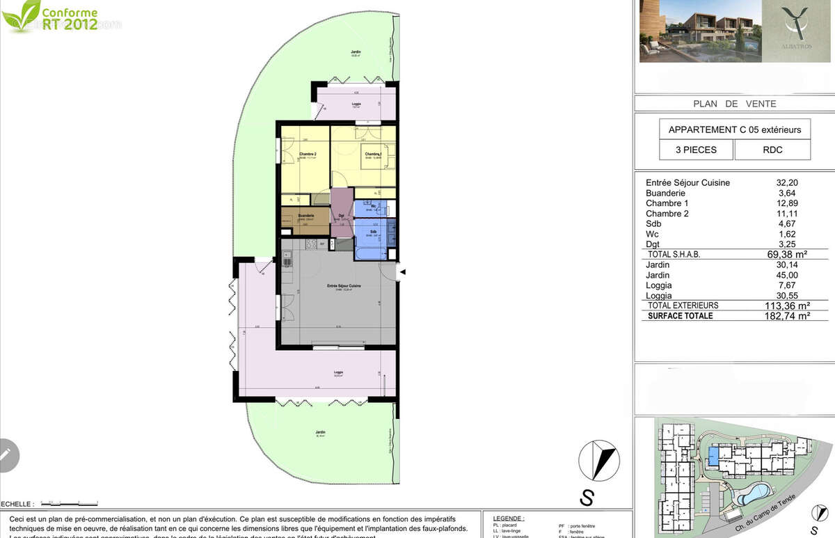 Appartement à CHATEAUNEUF-GRASSE