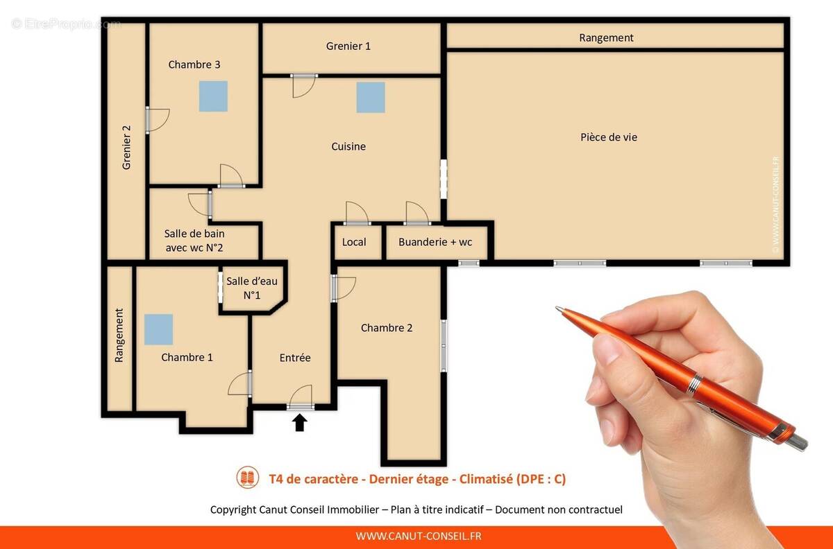 Appartement à LYON-1E